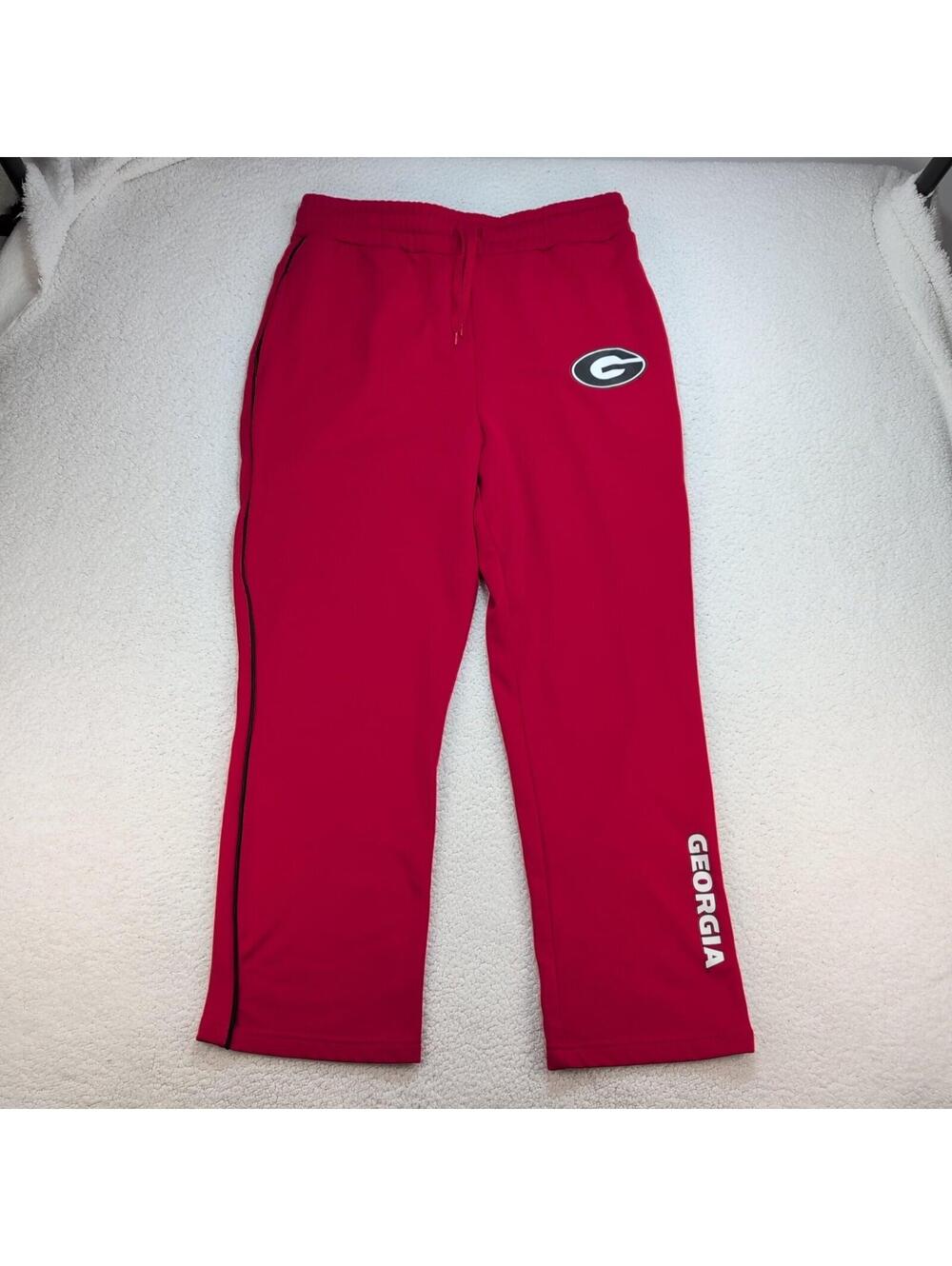 Georgia Bulldogs e5 Pants Mens XL Jogger Sweatpants Logo Red